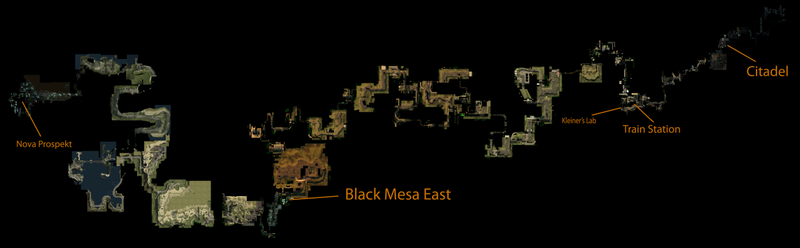 Illustration for article titled A Map of Half-Life 2's City 17 (and Beyond!)